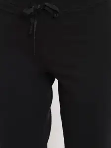 Enamor Women Mid-Rise Straight Leg Lounge Pants with Zipper Pockets E014