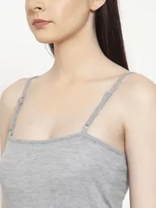 Friskers Women Pack Of 2 Solid Camisoles E-04-07