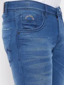 Canary London Men Blue Slim Fit Low-Rise Clean Look Stretchable Jeans
