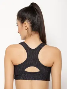 Floret Pack Of 2 Printed Non-Wired Lightly Padded Workout Bra T3066