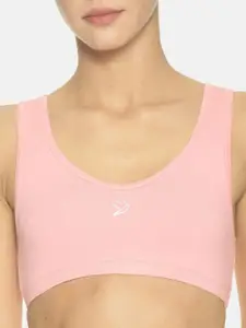 TWIN BIRDS Pack Of 3 Solid Non Padded Workout Bra 1532N_CB/PW/RL