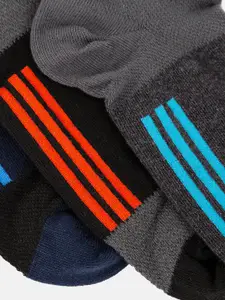ADIDAS Men Pack Of 3 Assorted Ankle-Length Socks