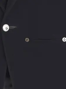 Actuel Boys Black & White Regular Fit Solid Casual Shirt With Waistcoat