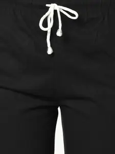 MACK JONNEY Women Pack of 2 Black & Grey Printed Lounge Pants