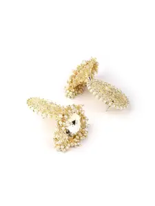 Priyaasi Gold-Toned Contemporary Jhumkas