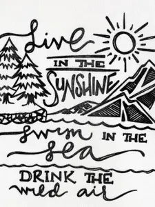 Cherry Crumble Boys White Printed Hooded Sweatshirt