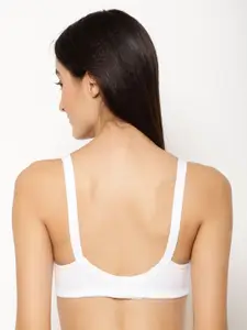 Floret Pack of 2 Non Padded Non-Wired Cotton Full Coverage Everyday Bra With Moulded Cups