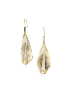 AVANT-GARDE PARIS Gold-Plated Contemporary Drop Earrings