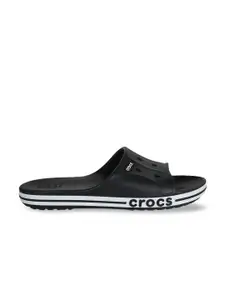 Crocs Women Black Solid Sliders