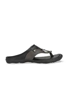 El Paso Men Black Comfort Sandals