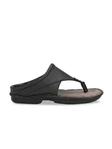 El Paso Men Black Comfort Sandals