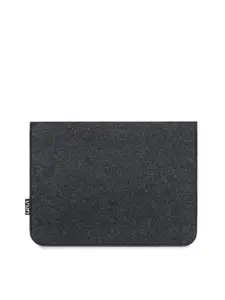 Gizga Essentials Unisex Slate Grey Textured 14 Inch Laptop Bag