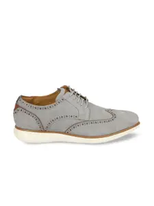 Florsheim Men Grey Nubuck Brogues