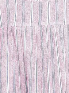 Oxolloxo Girls Multicoloured Striped A-Line Dress