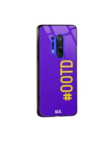 DailyObjects Blue & Yellow OOTD OnePlus 8 Pro Glass Mobile Case