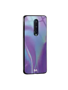 DailyObjects Purple & Green Holo Satin OnePlus 8 Glass Mobile Case