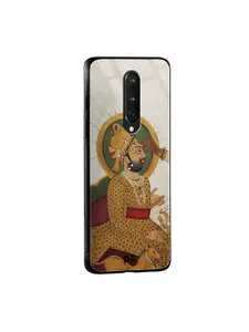 DailyObjects Yellow & Green Royal Tiika OnePlus 8 Glass Mobile Case