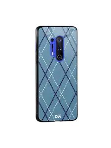 DailyObjects Blue & White Blueberry Diamond Rope OnePlus 8 Pro Glass Mobile Case