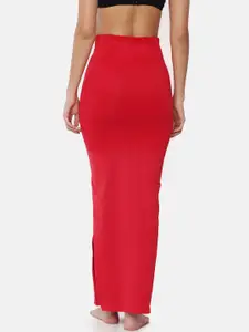 GOLDSTROMS Women Red Solid Saree Shapewear SSWR-RED