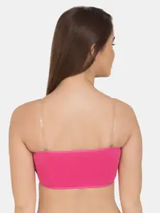 Tweens Pink Pack Of 2 Solid Non-Wired Lightly Padded Everyday Bra