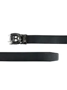 WINSOME DEAL Men Black Solid Belt
