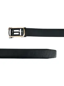 WINSOME DEAL Men Black Solid Belt