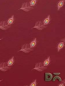 DailyObjects Women Red Printed Zip Around Wallet