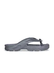 Liberty Women Grey Solid Thong Flip-Flops