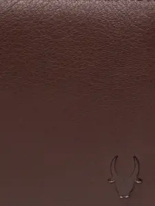 WildHorn Men Brown & Orange RFID Protected Genuine Leather Wallet & Pen Accessory Gift Set