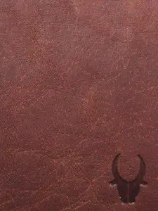 WildHorn Men Brown & Orange RFID Protected Genuine Leather Wallet & Pen Accessory Gift Set