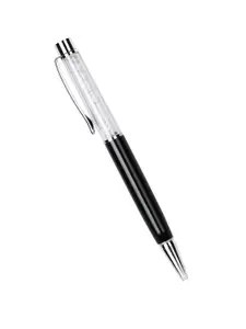 WildHorn Men Black & Blue RFID Protected Genuine Leather Wallet & Pen Accessory Gift Set