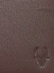 WildHorn Men Brown & Blue RFID Protected Genuine Leather Wallet Gift Set