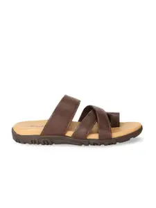 Bata Men Brown Comfort Sandals
