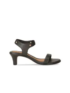 Bata Women Black Solid Heels