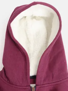 Cherry Crumble Boys Burgundy Striped Sweatshirt