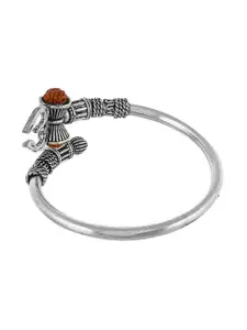 Silvermerc Designs Oxidized Silver-Plated Temple Cuff Bracelet