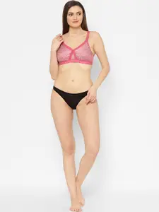 Floret Pack of 2 Non-Padded Non-Wired Full Coverage Cotton Bras with All Day Comfort