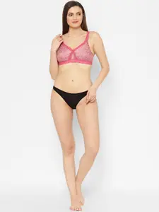 Floret Pack of 2 Non-Padded Non-Wired Full Coverage Cotton Bras with All Day Comfort