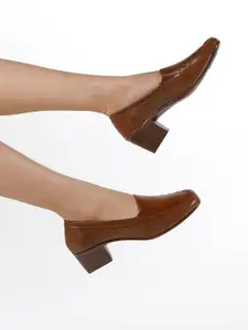 Catwalk Women Brown Textured Peep Toes