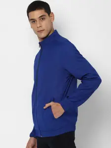Allen Solly Men Blue Solid Tailored Jacket