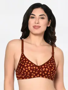 Bodycare Pack of 3 Printed Non-Wired Non Padded Everyday Pure Cotton Bras