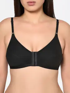 Bodycare White & Black Solid Set of 3 Non-Wired Non Padded Everyday Bra 1568WBW-3PCS