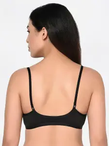 Bodycare Pack Of 2 Black & White Solid Non-Wired Non Padded Everyday Bra 1568WBW