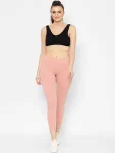 Floret Pack of 3 Black Solid Non-Wired Non Padded Workout Bra