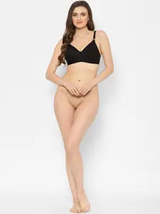 Floret Pack of 3 Solid Non-Wired Non Padded Everyday Bras