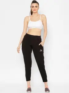 Floret Off-White & Nude-Coloured Solid Set of 3 Workout Bra 1492_White-Skin-White