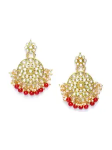 Shining Diva Gold-Toned Circular Chandbalis