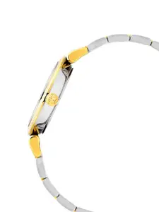 Versace Women Gold-Toned & Silver-Toned Analogue Watch