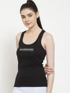 Friskers Women Black Solid Camisole