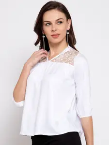 Style Quotient White Regular Top
